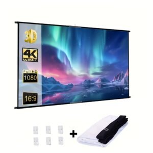 Portable Anti-Crease Projector Screen